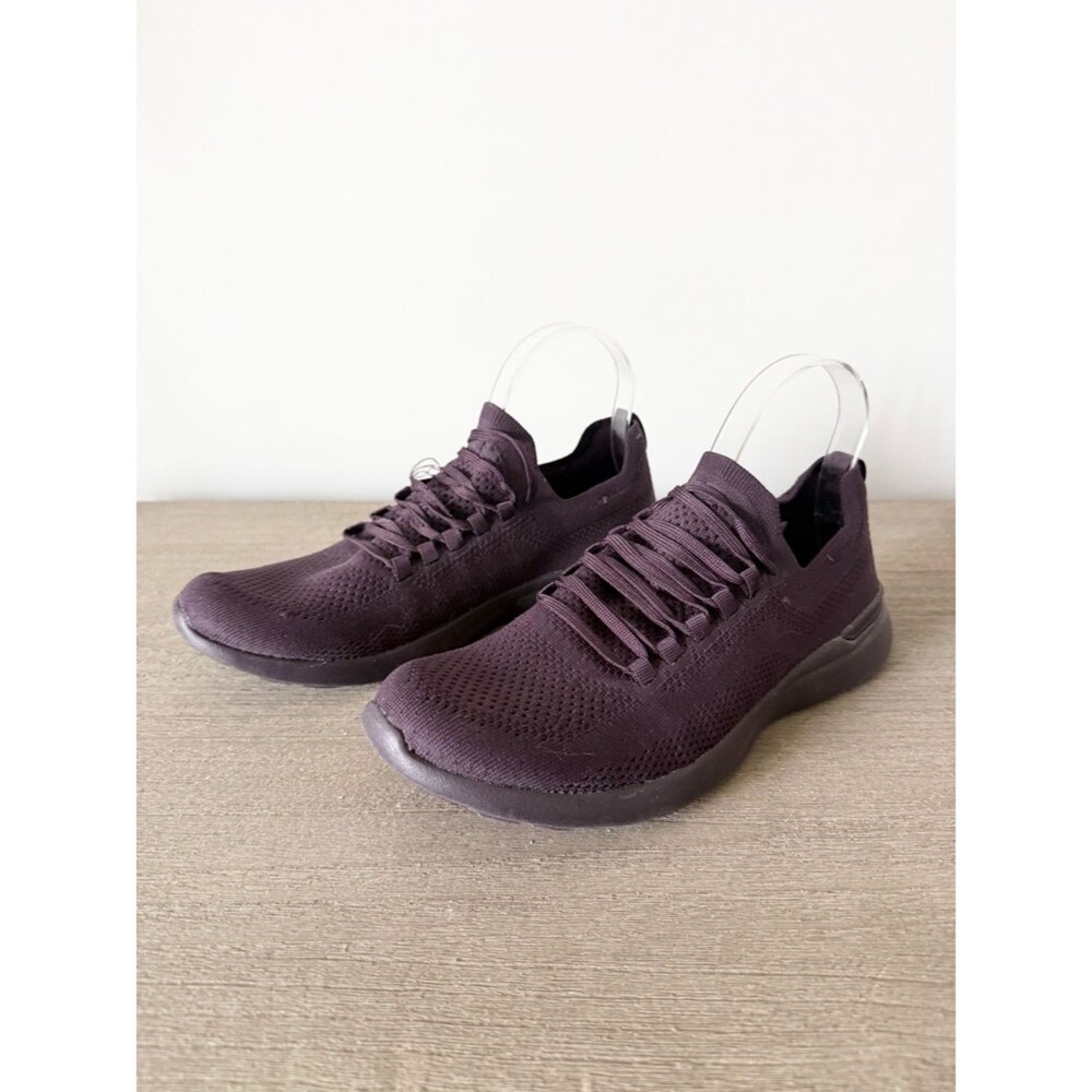 APL TechLoom Breeze Knit Lace-Up Sneakers in Black Cherry Size 9